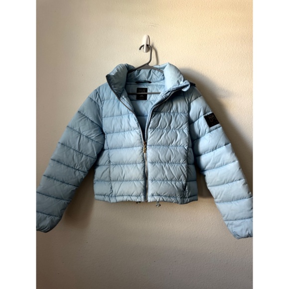 P.E NATION EXPEDITION Cropped Puffer Jacket in summer sky Blue S - Picture 4 of 10